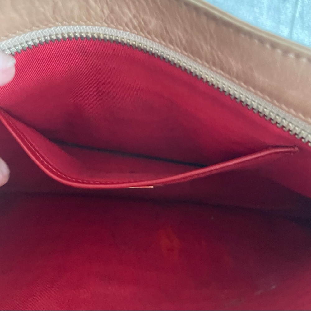 Christian Louboutin spiked clutch/ purse peach - Picture 11 of 15